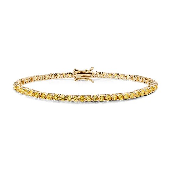 Bracciale Tennis in Argento Comete Champagne